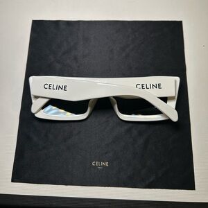 CELINE Monochrome 02 Rectangle-Frame Acetate Sunglasses